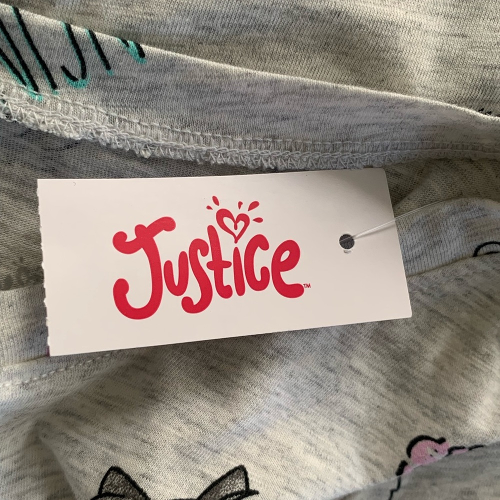Justice Gray Graphic Short Sleeve Tee-Shirt - Picture 5 of 7